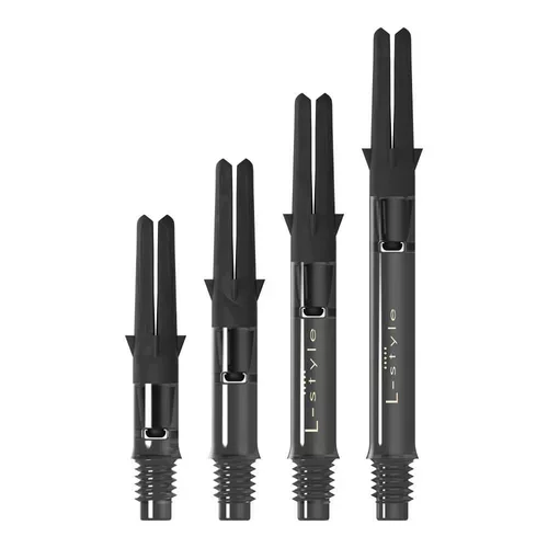 L Style Shaft Carbon Silent Straight Spin Schwarz