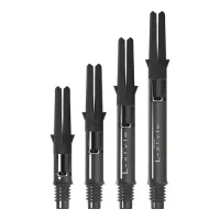 L Style Shaft Carbon Silent Straight Spin Schwarz