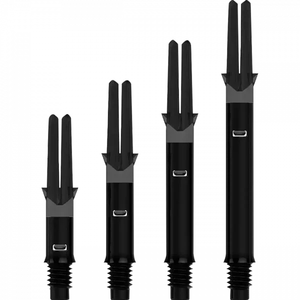 L Style Shaft Silent Straight Spin Schwarz