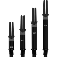 L Style Shaft Silent Straight Spin Schwarz