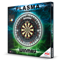 WINMAU Plasma 360 Dartboard Light Black mit Surround Bundle