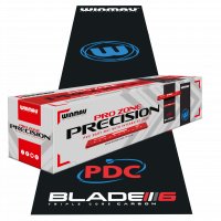 Winmau Pro Zone Precision PVC + Integrated Oche -...