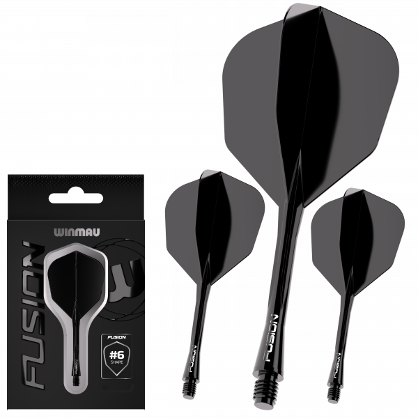 Winmau Fusion Flights Black