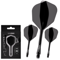 Winmau Fusion Flights Black