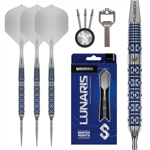 Winmau Lunaris Parallel Switch Point Steeldarts
