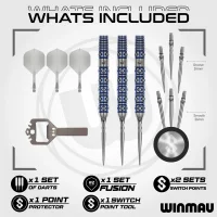 Winmau Lunaris Parallel Switch Point Steeldarts